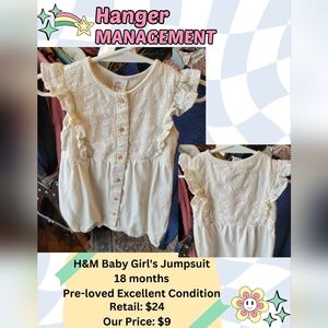 H&M Onesie 18 Months